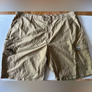 Ocean Coast Cargo Rip Stop Shorts Men’s Size 46 Tan Outdoor 11” Inseam